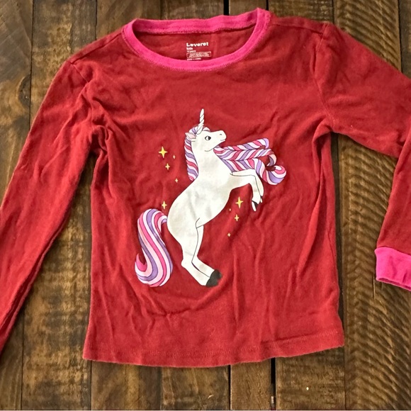 Girls Unicorn Pajamas - Picture 2 of 8